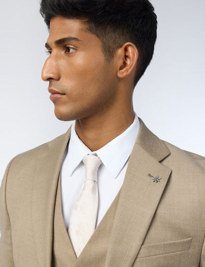 Ted Baker Larkinj Flannel Wool Rich Slim Suit Jacket