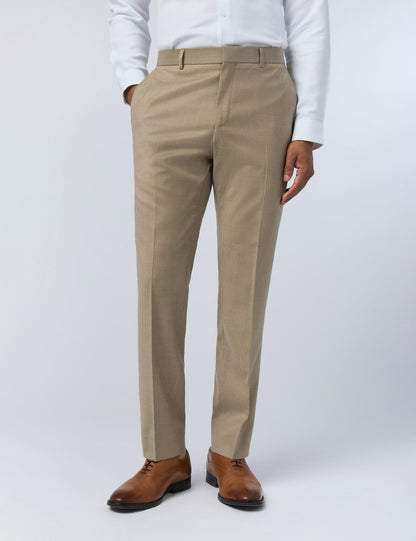 Ted Baker Larkint Flannel Wool Rich Slim Suit Trousers