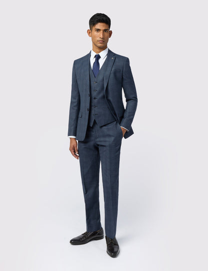 Ted Baker Byrnej Tonal Check Performance Slim Suit Jacket