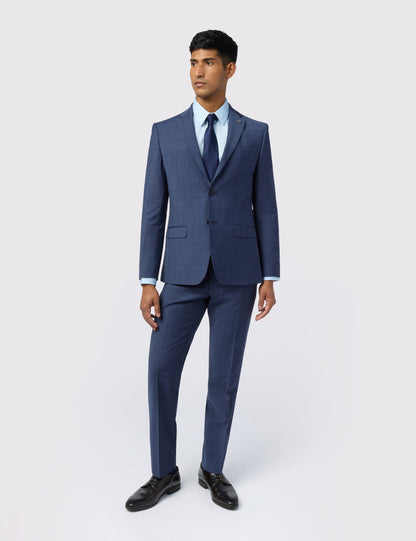 Ted Baker Foylej Micro Check Performance Slim Suit Jacket