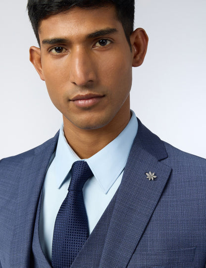 Ted Baker Foylej Micro Check Performance Slim Suit Jacket