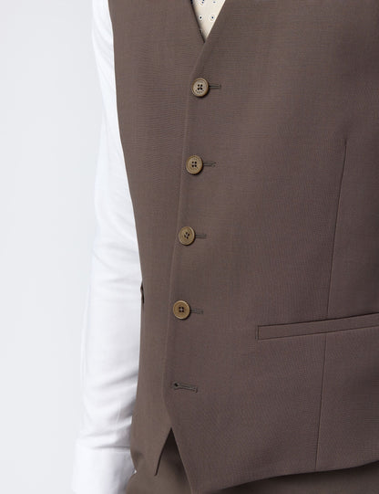 Ted Baker Freethw Tonic Wool Rich Slim Suit Waistcoat