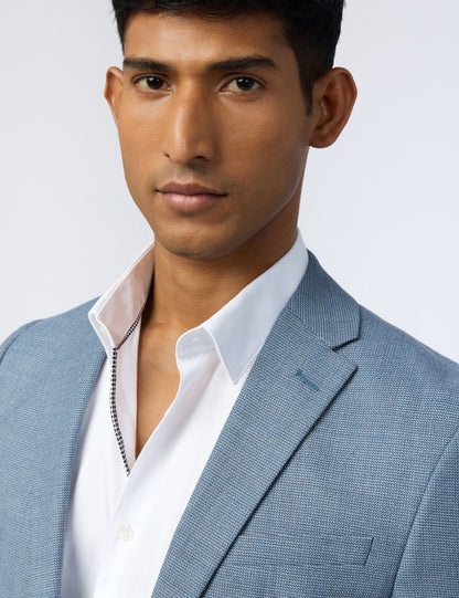 Ted Baker Prynnej Slim Fit Hopsack Texture Wool Blazer