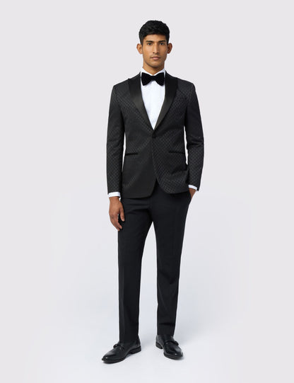 Ted Baker Sabinej Diamond Jacquard Slim Evening Jacket
