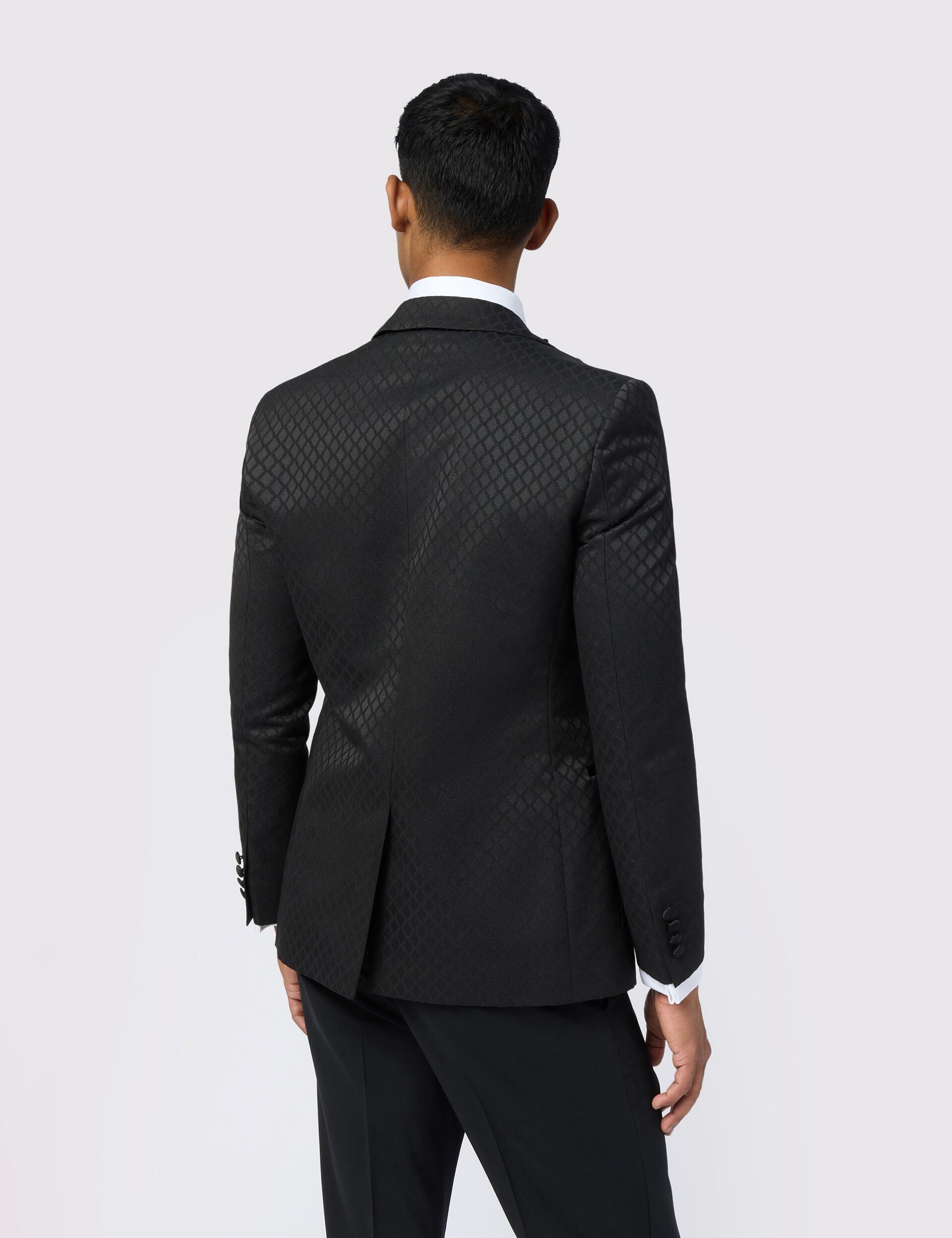 Ted Baker Sabinej Diamond Jacquard Slim Evening Jacket