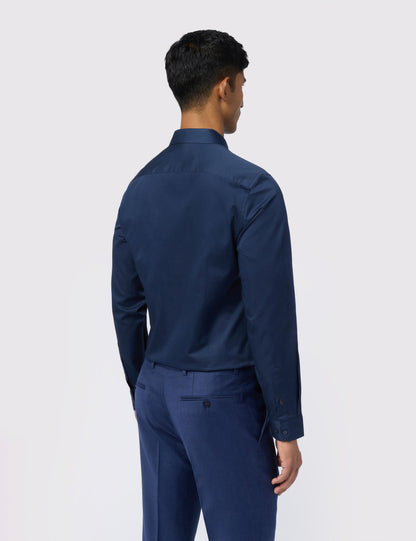 Ted Baker Luuk Sateen Stretch Cotton Slim Fit Shirt