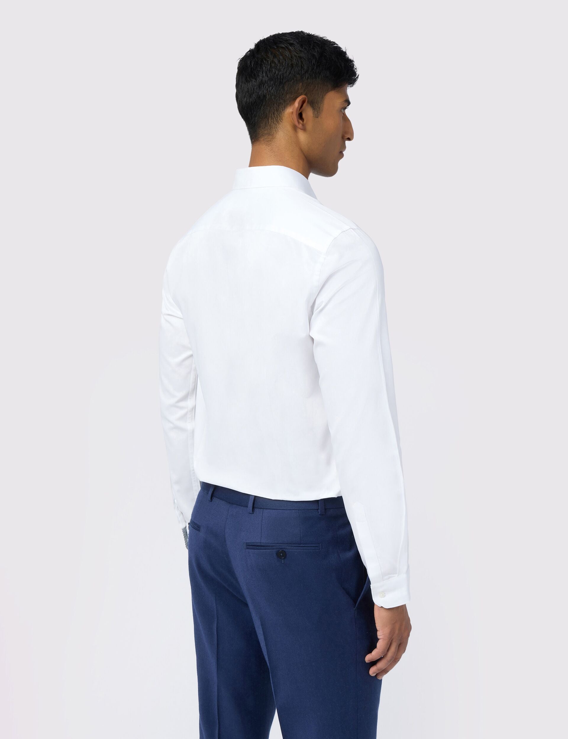 Ted Baker Emile Sateen Stretch Cotton Slim Fit Shirt