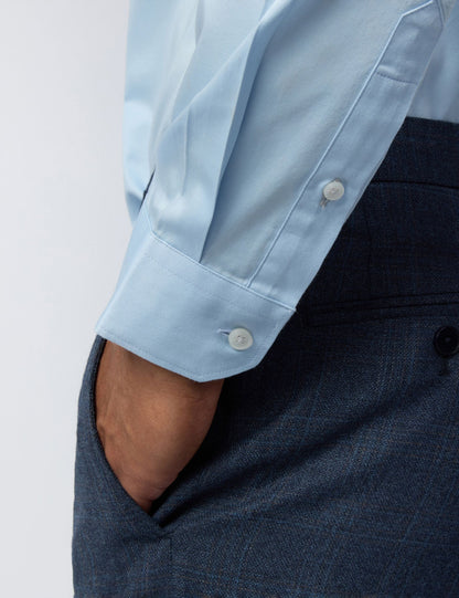 Ted Baker Felix Sateen Stretch Cotton Slim Fit Shirt
