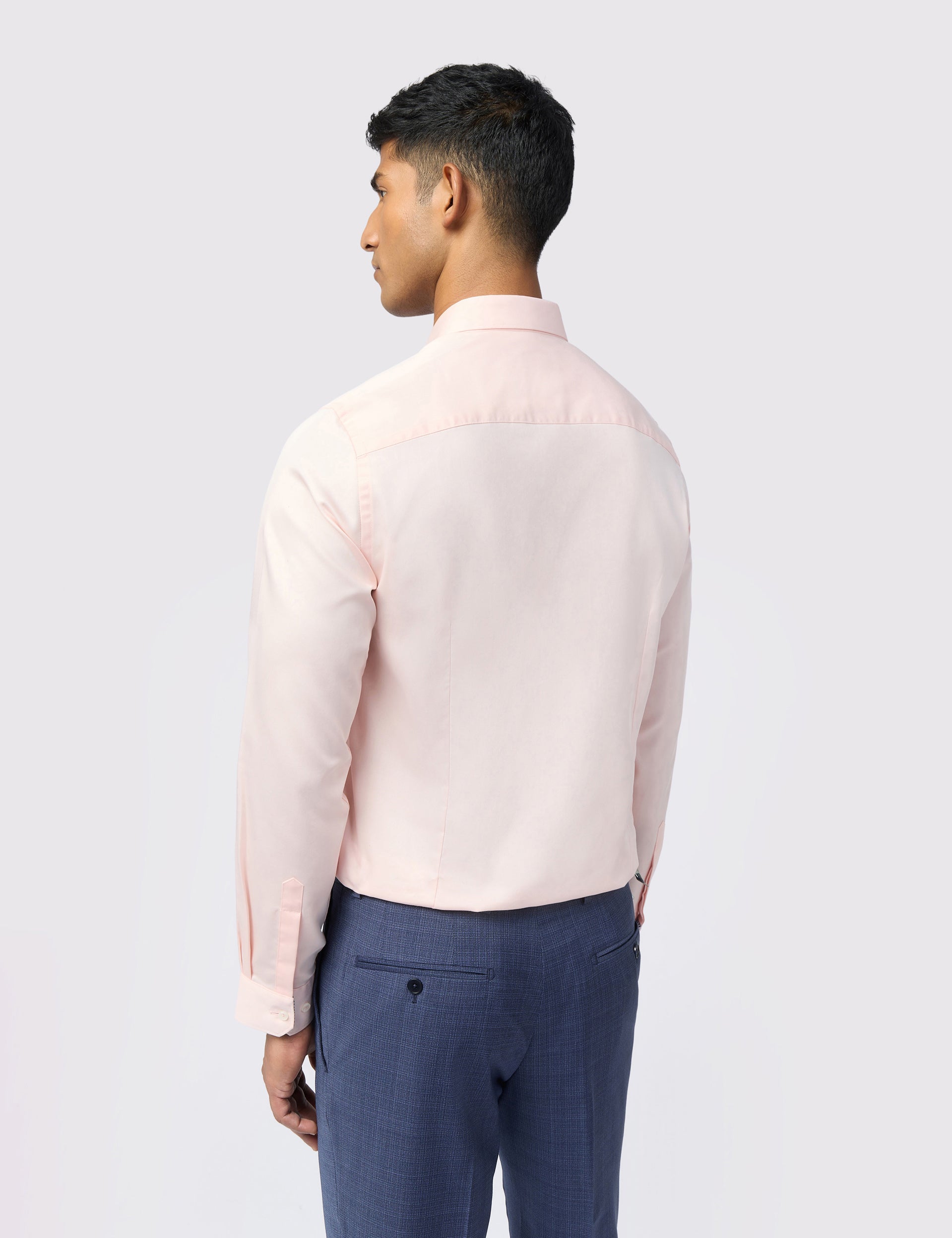 Ted Baker Vinci Sateen Stretch Cotton Slim Fit Shirt