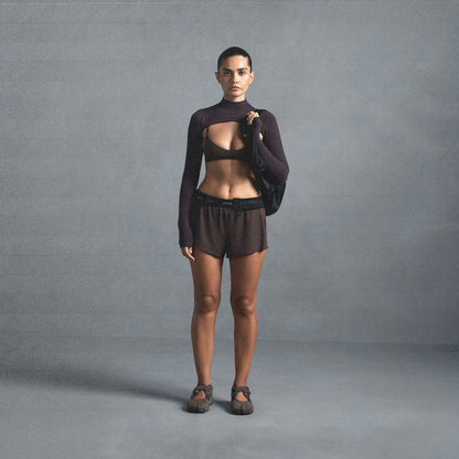 Skims Nikeskims Airy Mini Short Dark Sepia