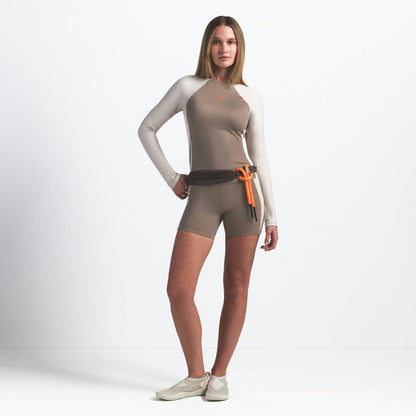 Skims Nikeskims Shine 5" Biker Short Truffle And Stone