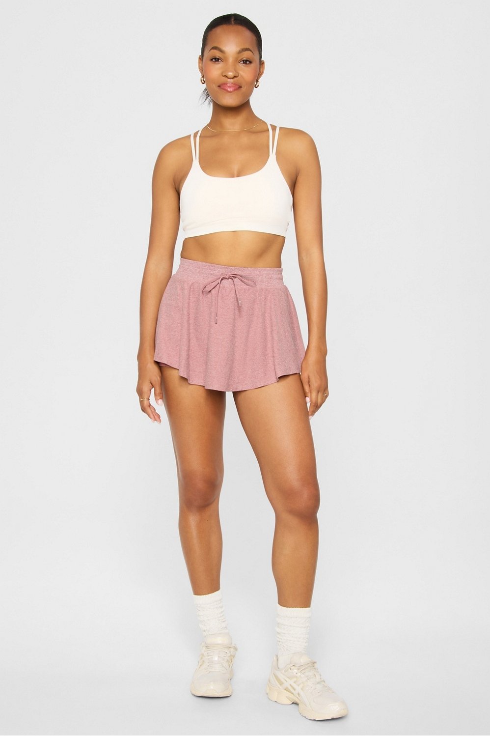 Fabletics Cloud Jersey Flounce Skirt