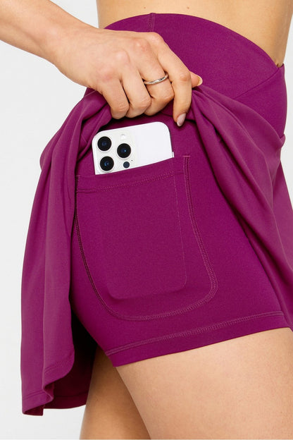Fabletics Crossover Flounce Skirt Classic Mini
