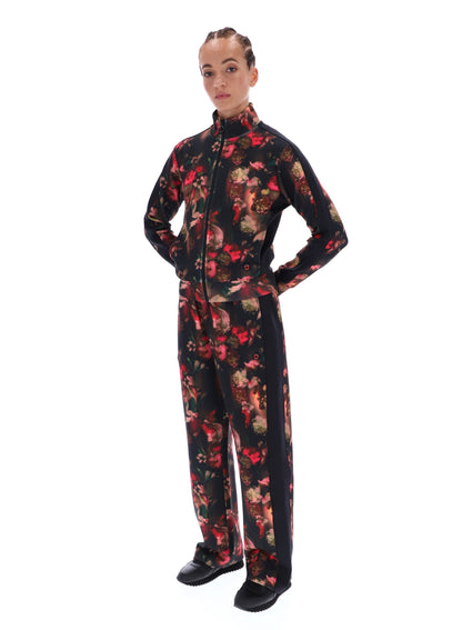 Ted Baker Sienna Floral Print Zipup Light Track Jacket Women's