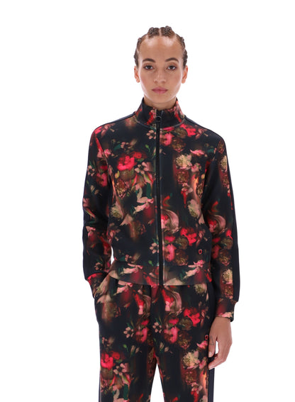 Ted Baker Sienna Floral Print Zipup Light Track Jacket Women's