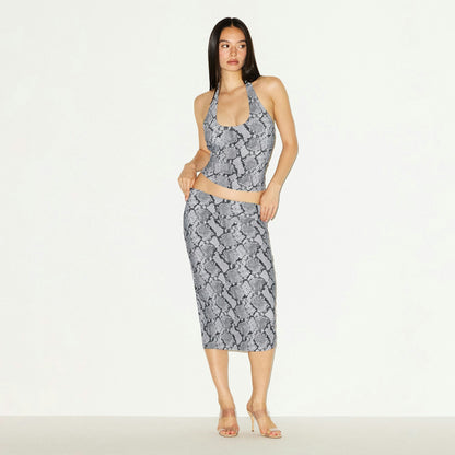 CLING MATTE MIDI SKIRT