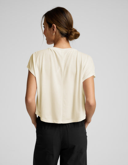 Beyond Yoga Studio Luxe Cropped Tee Women's