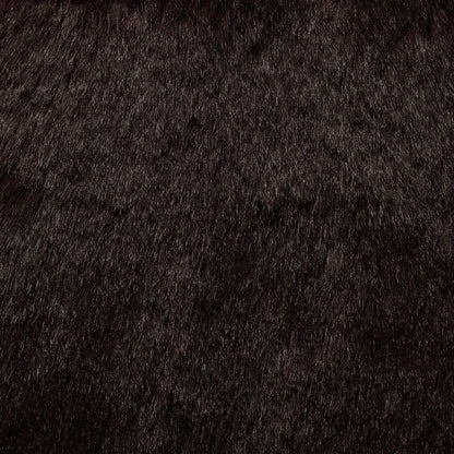 Skims Faux Fur Zip Up Jacket Espresso