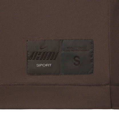 Skims Nikeskims Airy V-Neck Oversized Long Sleeve Top Dark Sepia
