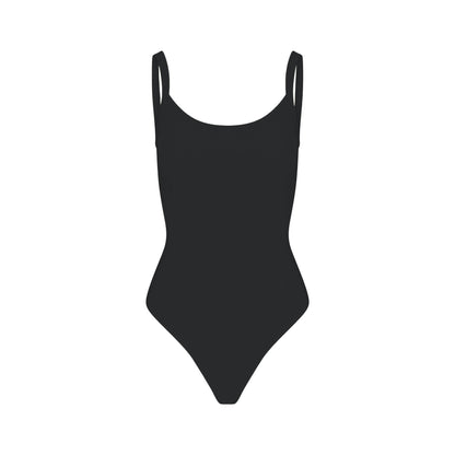 COTTON JERSEY SCOOP NECK BODYSUIT