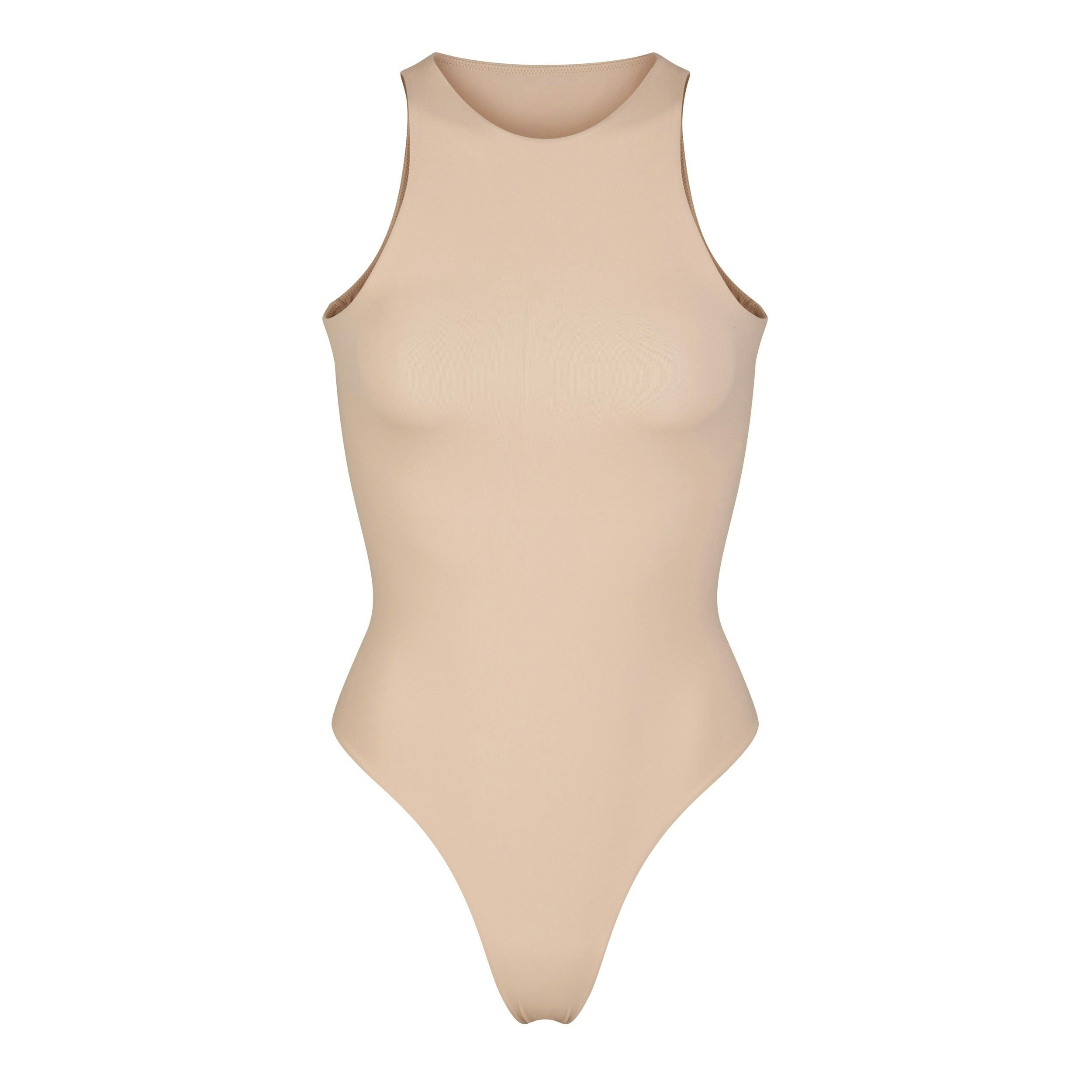 Skims Fits Everybody High Neck Bodysuit Mica