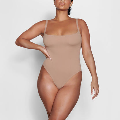 Skims Fits Everybody Square Neck Bodysuit Sienna