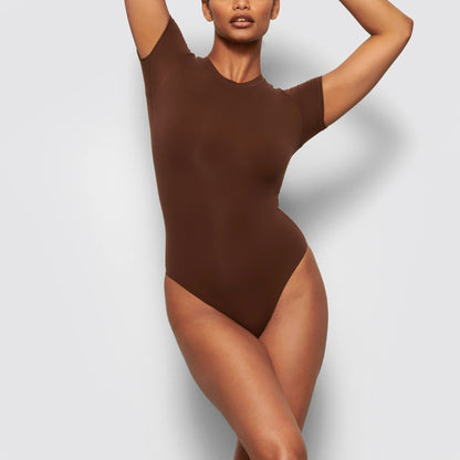 Skims Fits Everybody T-Shirt Bodysuit Cocoa