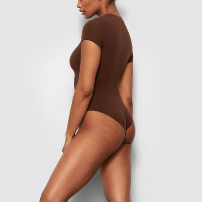 Skims Fits Everybody T-Shirt Bodysuit Cocoa