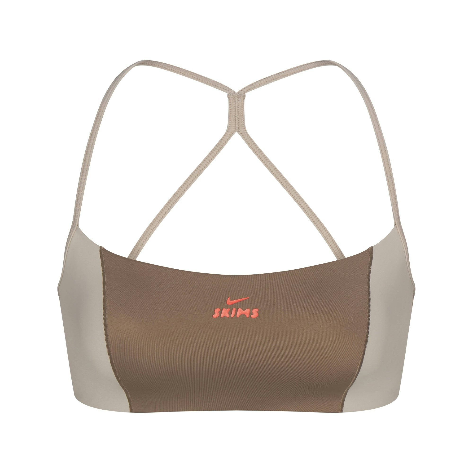 Skims Nikeskims Shine Micro Scoop Bra Truffle And Stone