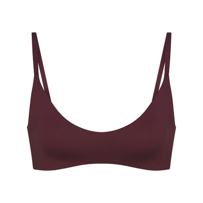 Skims Nikeskims Matte Micro Scoop Bra Currant
