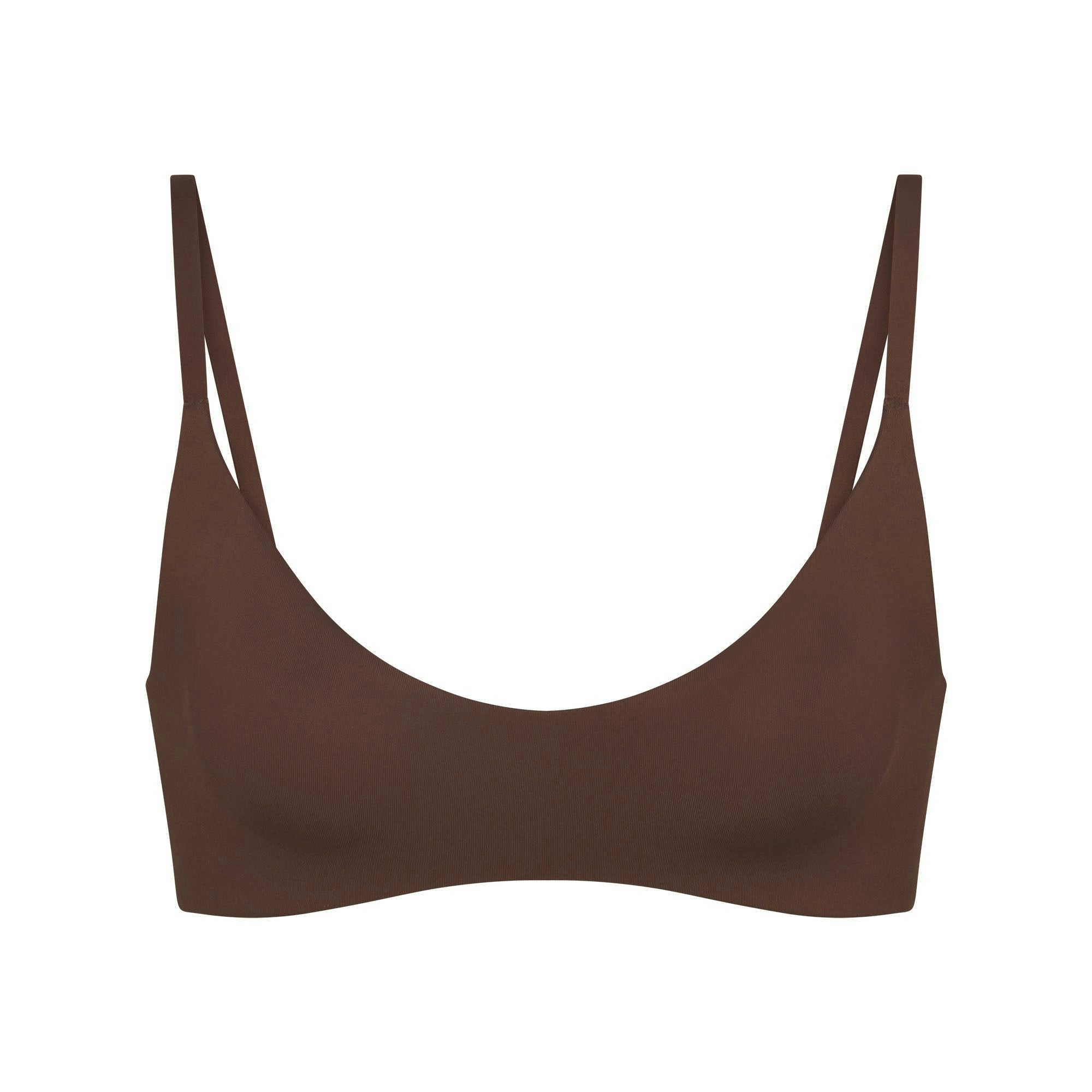 Skims Nikeskims Matte Micro Scoop Bra Dark Sepia