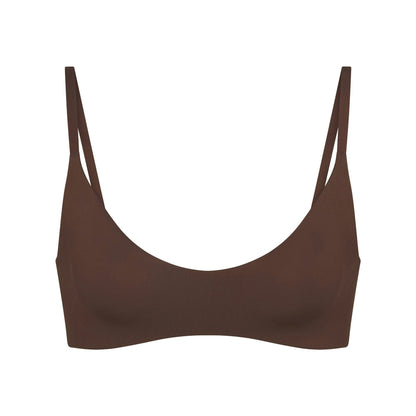 Skims Nikeskims Matte Micro Scoop Bra Dark Sepia