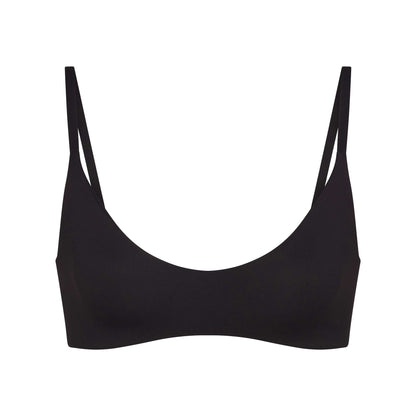 Skims Nikeskims Matte Micro Scoop Bra Obsidian