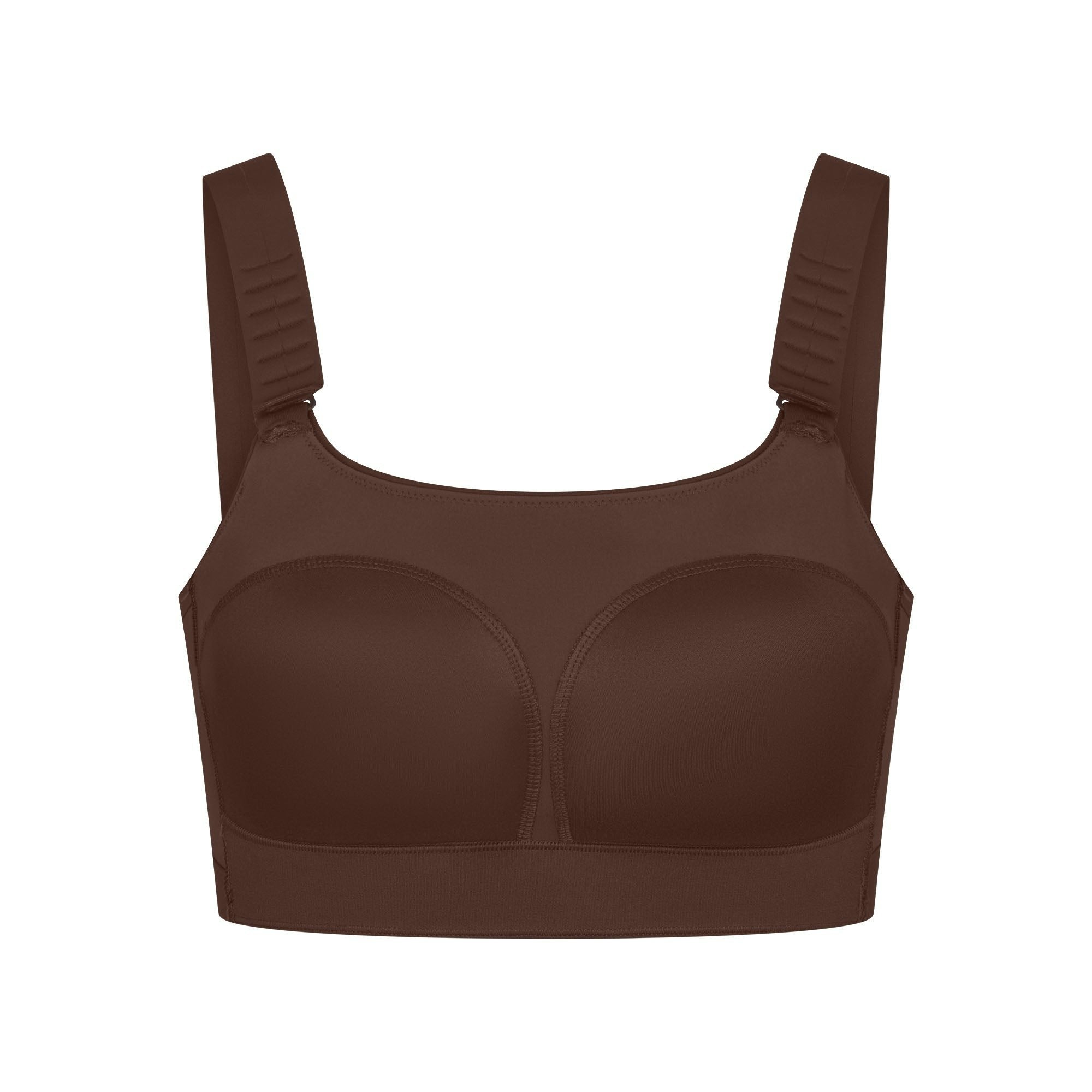 Skims Nikeskims Matte Wide Strap Bra Dark Sepia