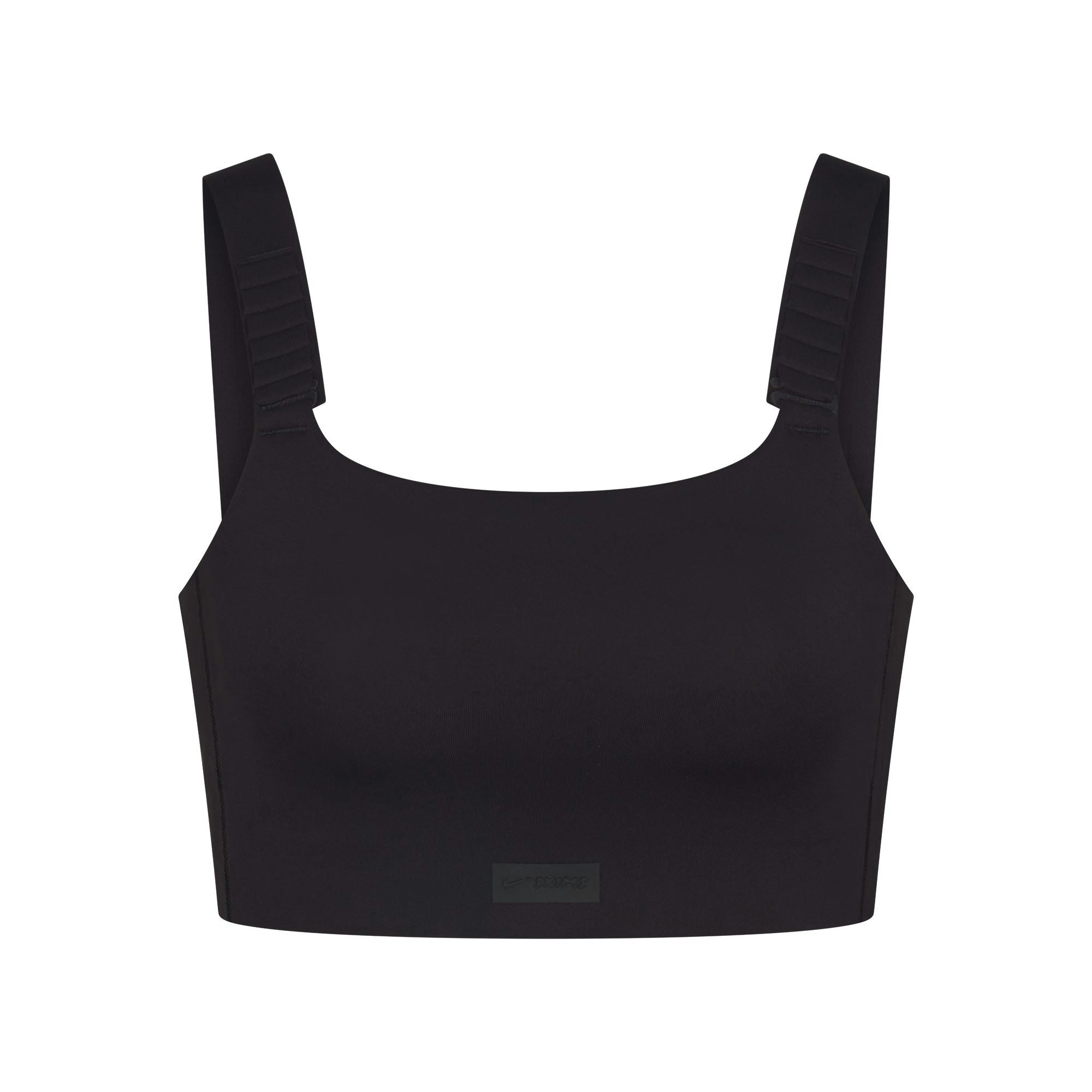 Skims Nikeskims Matte Wide Strap Bra Obsidian