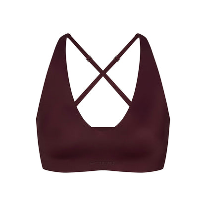 Skims Nikeskims Shine V-Neck Bra Currant