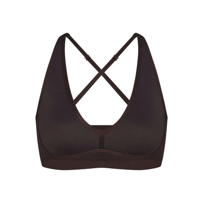 Skims Nikeskims Shine V-Neck Bra Phoenix