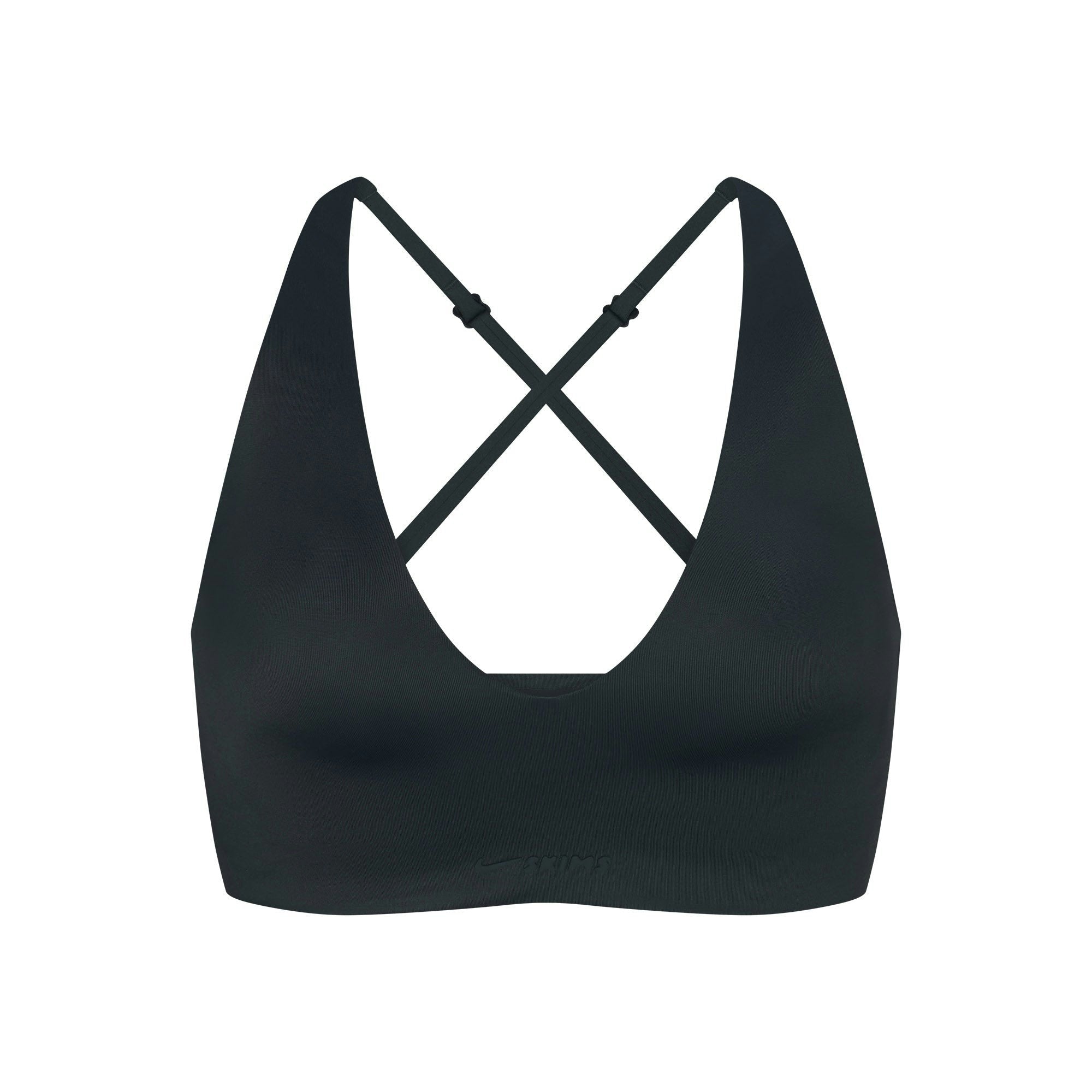 Skims Nikeskims Shine V-Neck Bra Dark Teal