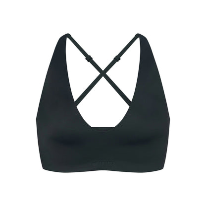 Skims Nikeskims Shine V-Neck Bra Dark Teal