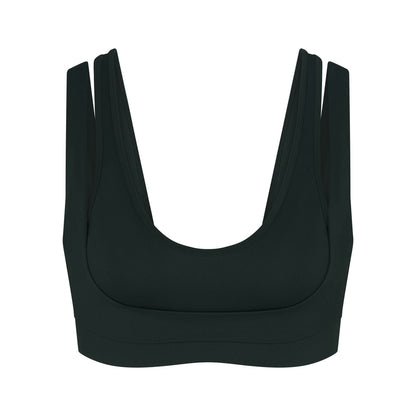 Skims Nikeskims Matte Double Strap Scoop Bra Dark Teal