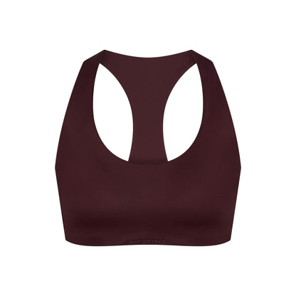 Skims Nikeskims Shine Racer Back Bra Currant