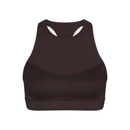 Skims Nikeskims Shine High Neck Bra Phoenix