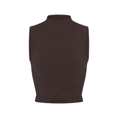 Skims Nikeskims Vintage Seamless Mock Neck Bra Top Phoenix