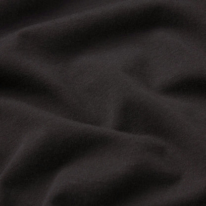 Skims Cotton Jersey Long Sleeve Boatneck Top Soot