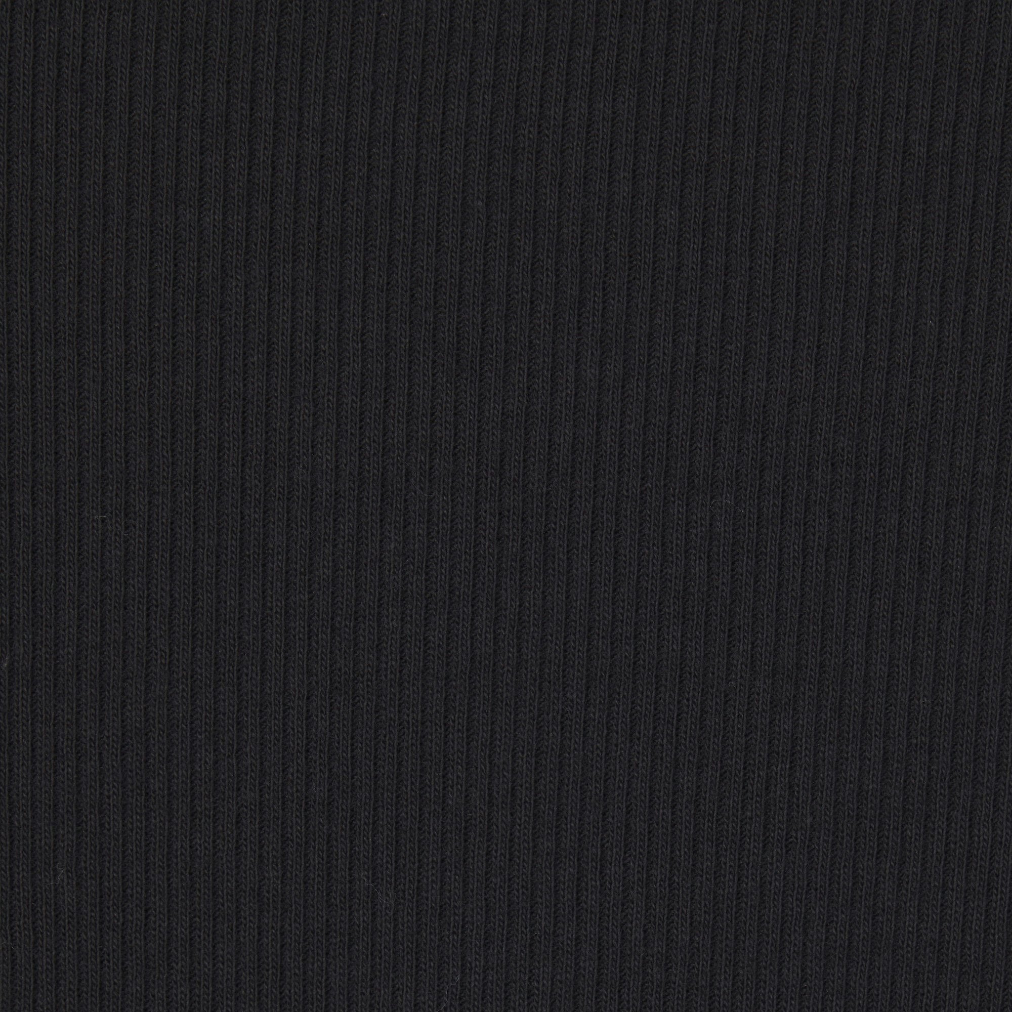 Skims Cotton Rib Long Sleeve T-Shirt Soot