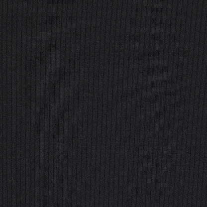 Skims Cotton Rib Long Sleeve T-Shirt Soot