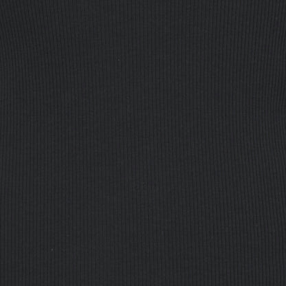 Skims Cotton Rib T-Shirt Soot