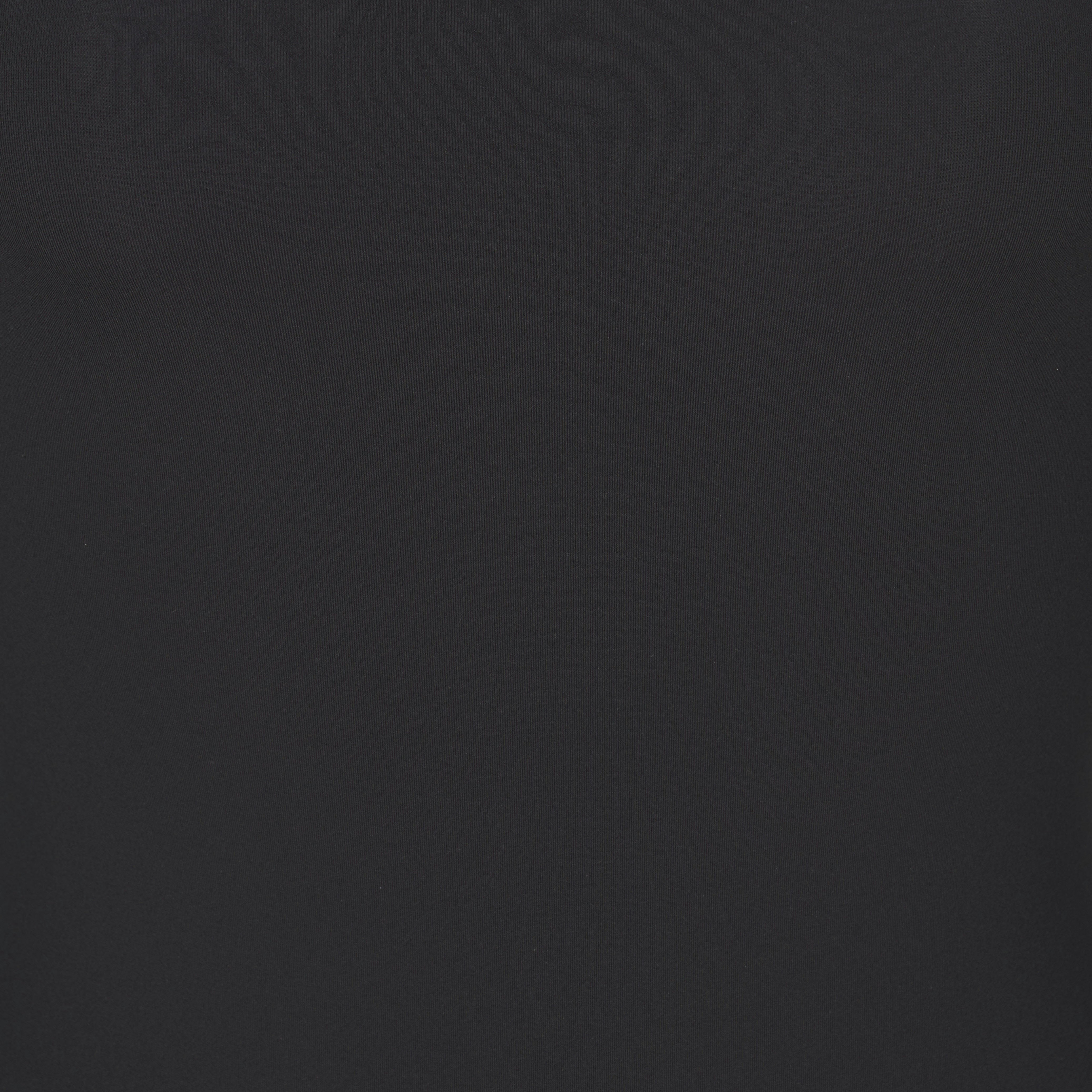 Skims Fits Everybody Long Sleeve Scoop Bodysuit Onyx