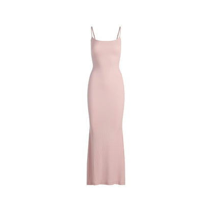 Skims Soft Lounge Long Slip Dress Morganite