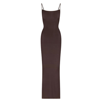 SOFT LOUNGE LONG SLIP DRESS